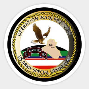 OIF - Emblem - Operation Iraqi Freedom - RGR Sticker